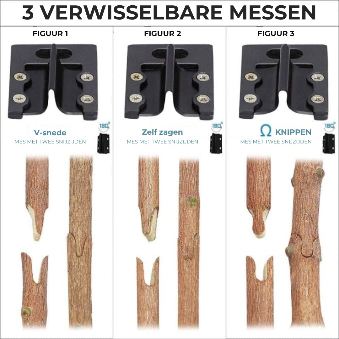 2-in-1 Entgereedschap: snoeischaar