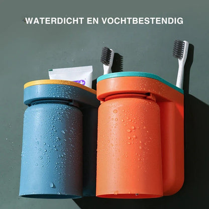Wandgemonteerde Tandenborstelhouder met Beker