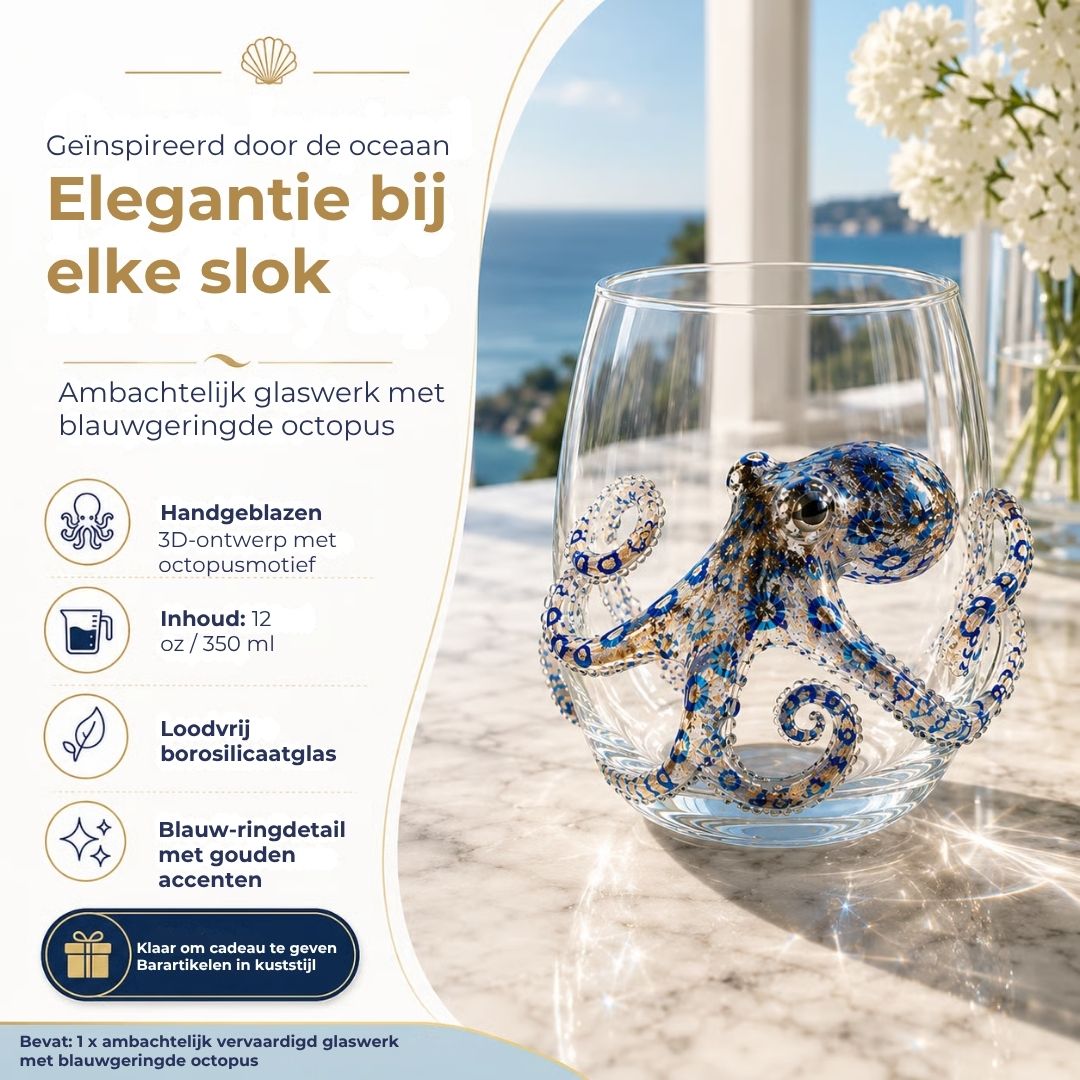 3D Zeedieren Glas