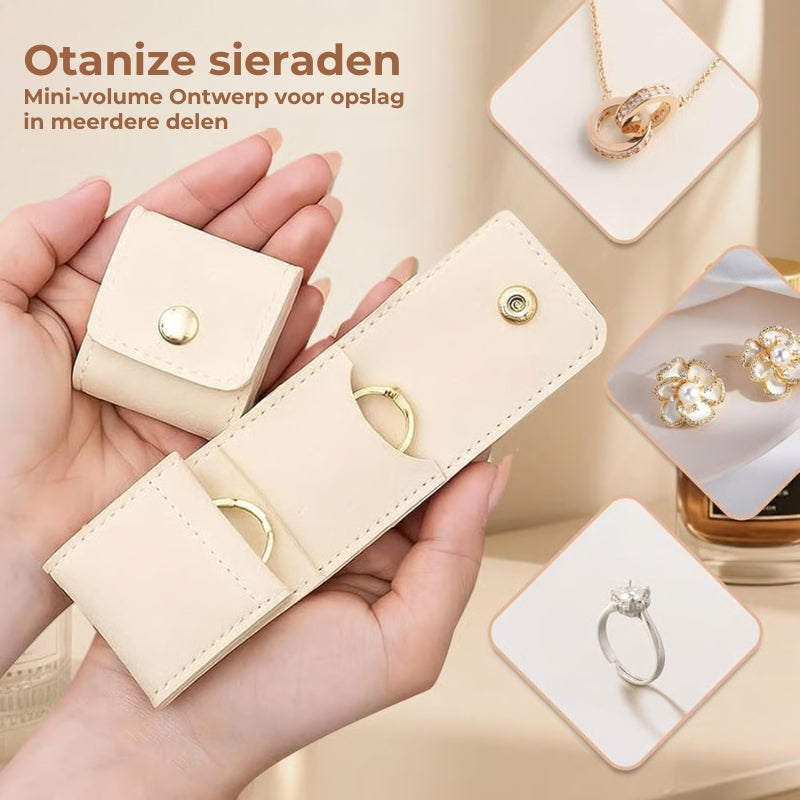 3-delige opvouwbare multifunctionele sieradenetui
