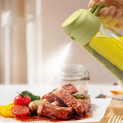 2-in-1 multifunctionele oliefles