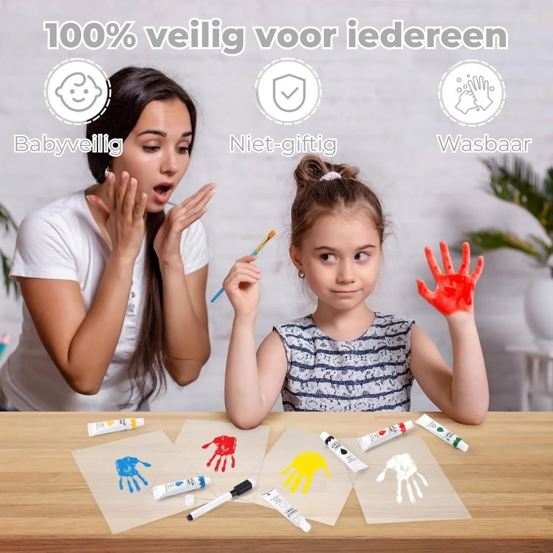 DIY Handafdruk Kunstwerk