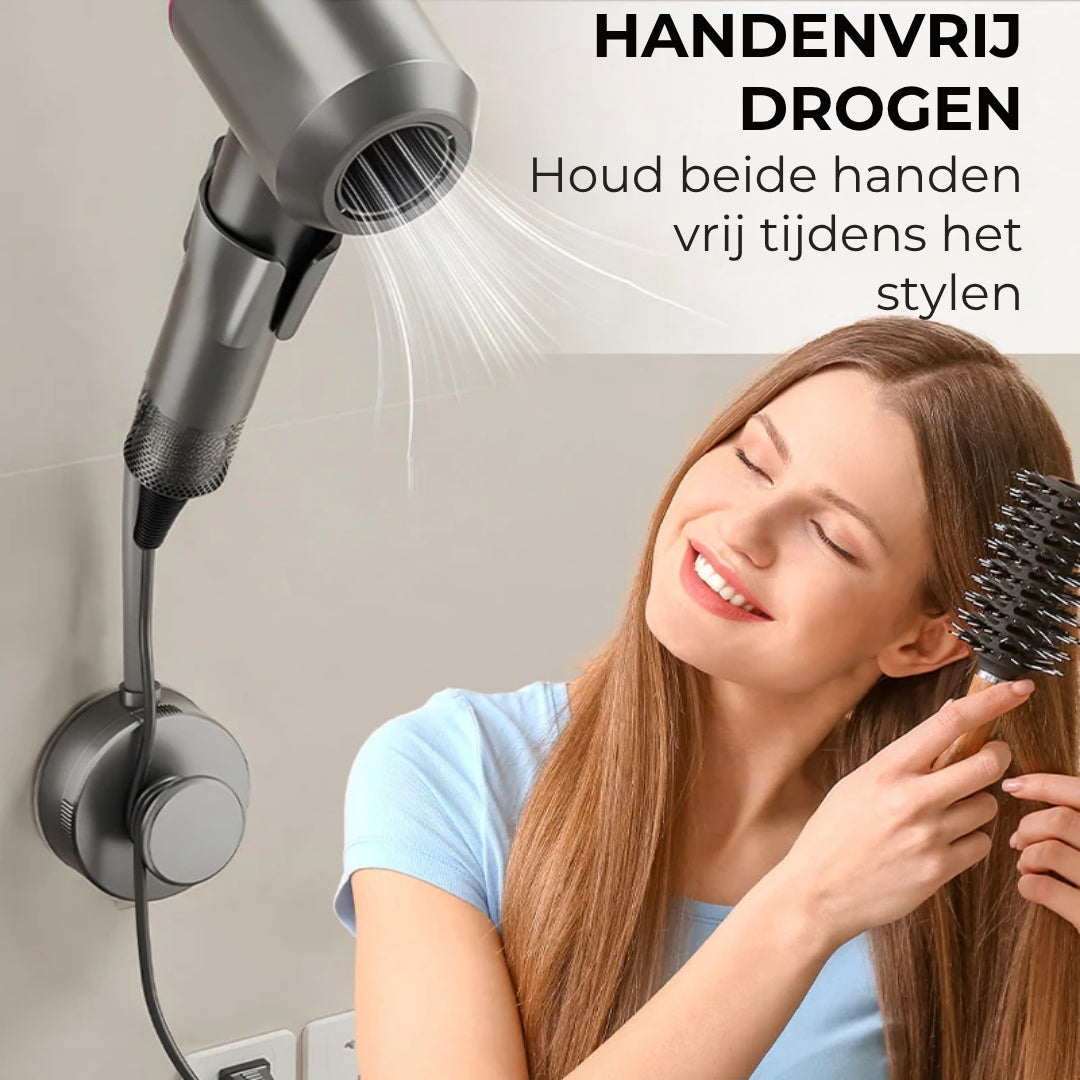 Haardrogerhouder met Sterke Zuignap