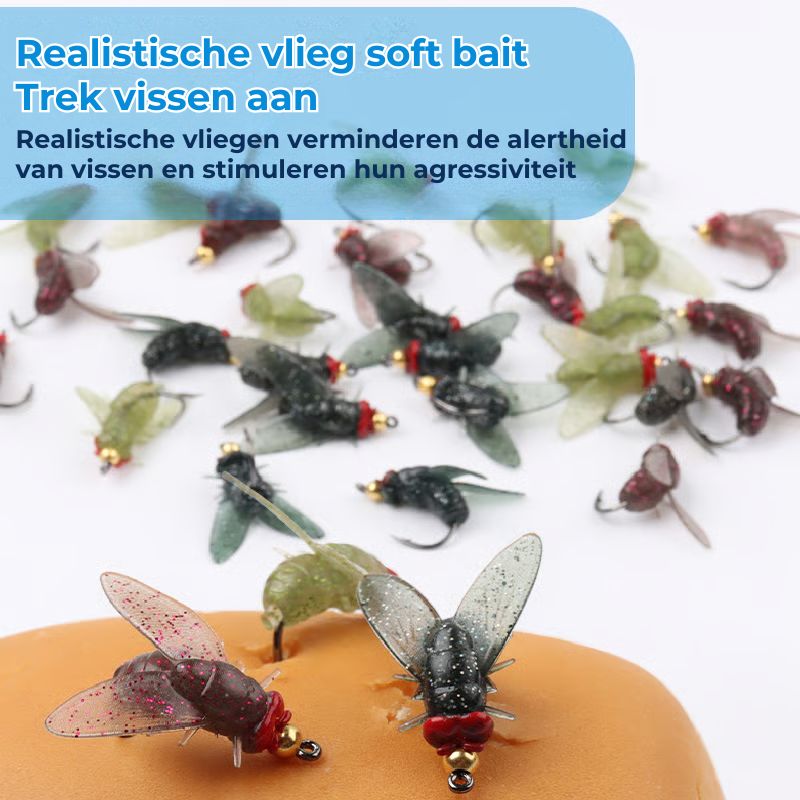 Vliegende Vlieg Vissenaas - 10 Stuks
