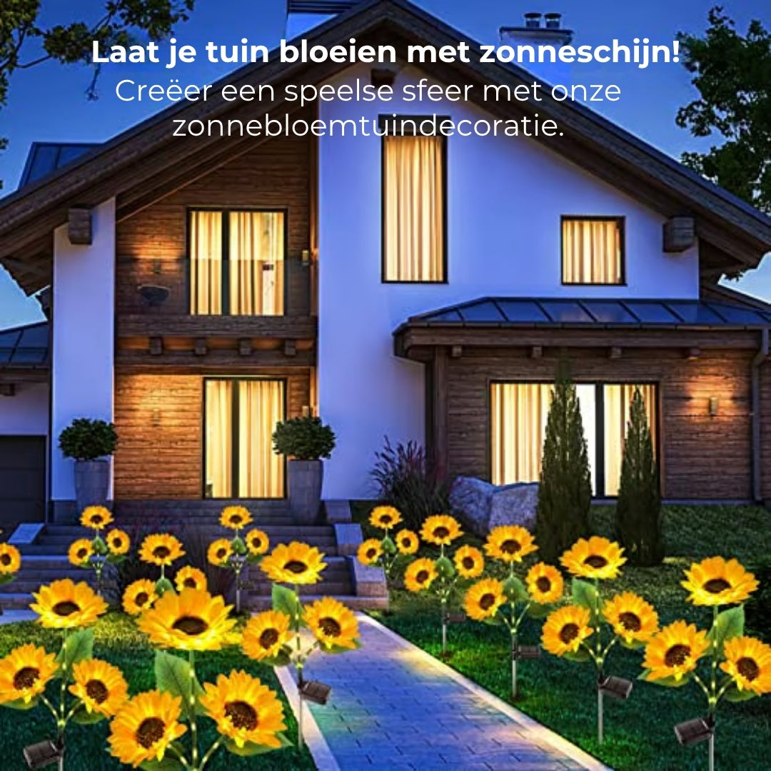 🌻 Waterdichte zonnebloem zonne-energie-lampen