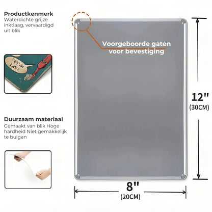 Grappige "I Hate My Job" Wanddecoratie