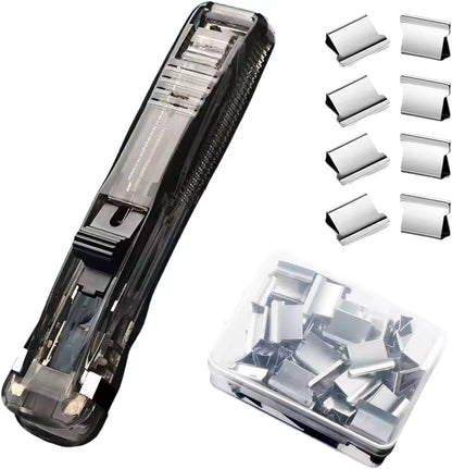 Bindclips Nietjesmachine voor Papier - Incl. 50 Bindclips