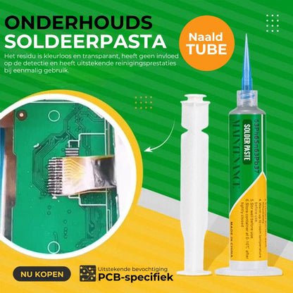 Soldeerpasta met Dosseernaald