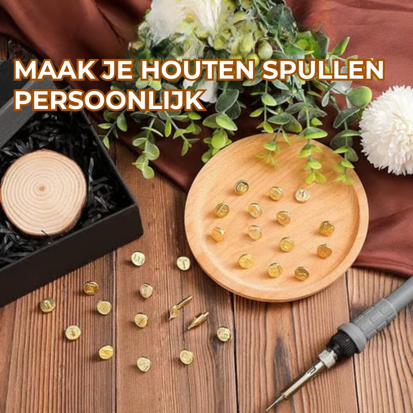 Hout Graveerpen Set