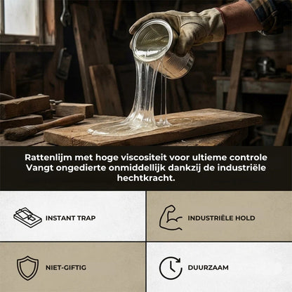 Muizen en Rattenlijm met Hoge Viscositeit