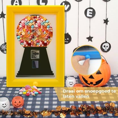 🍬Zeldzaam Vintage Handy Candy Frame - Hangende Snoepautomaat Kunst
