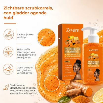 Exfoliërende Douchgel met kurkuma en vitamine C
