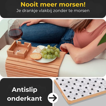 Bamboe Armsteun Plateau - De beste vriend van je sofa