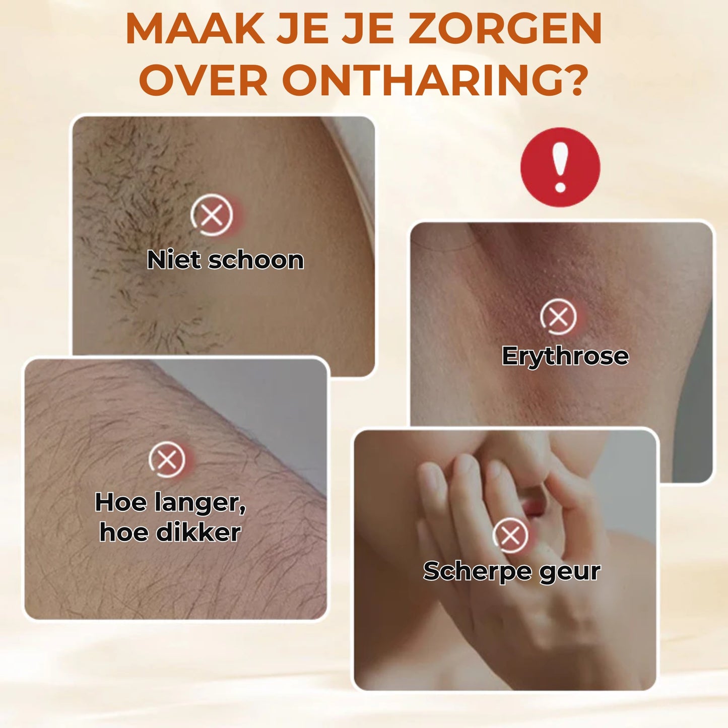 Unisex Ontharingscrème