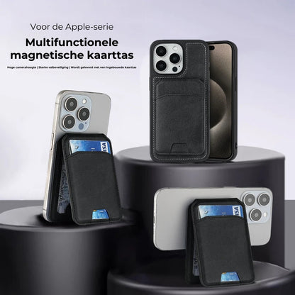 Leren Kaarthouder - Magsafe Compatibel