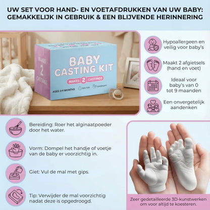 Huidvriendelijke Afdrukset voor Handjes en Voeten