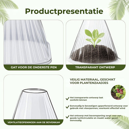 Insectbestendige Beschermhoezen voor Planten - 10 Stuks