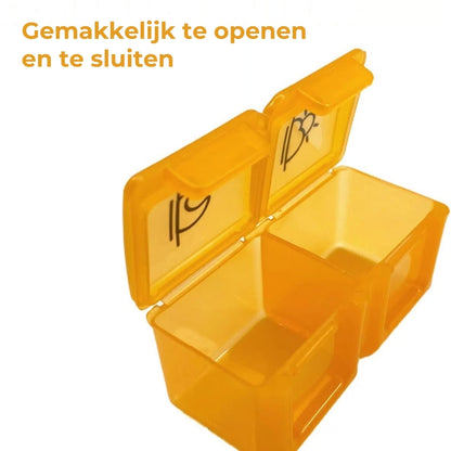 💊 Maandelijkse Pillendoos Organizer (Ochtend/Avond)