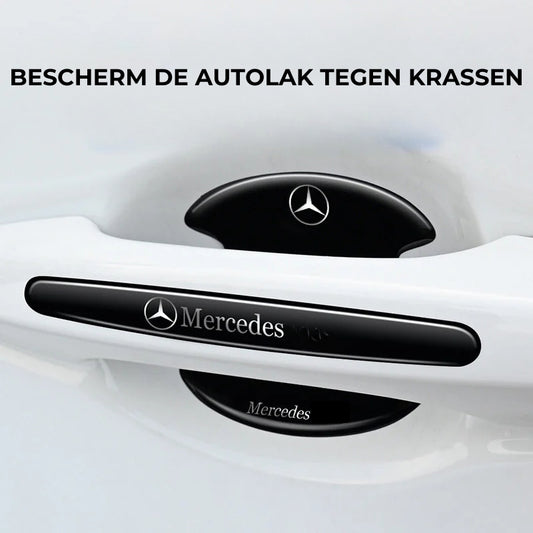 Auto Deurkom Beschermer + Anti-Kras Sticker - 4 Stuks