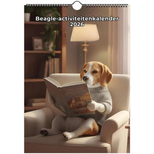 Beagle-hond Kalender 2026 - Dagelijkse activiteiten