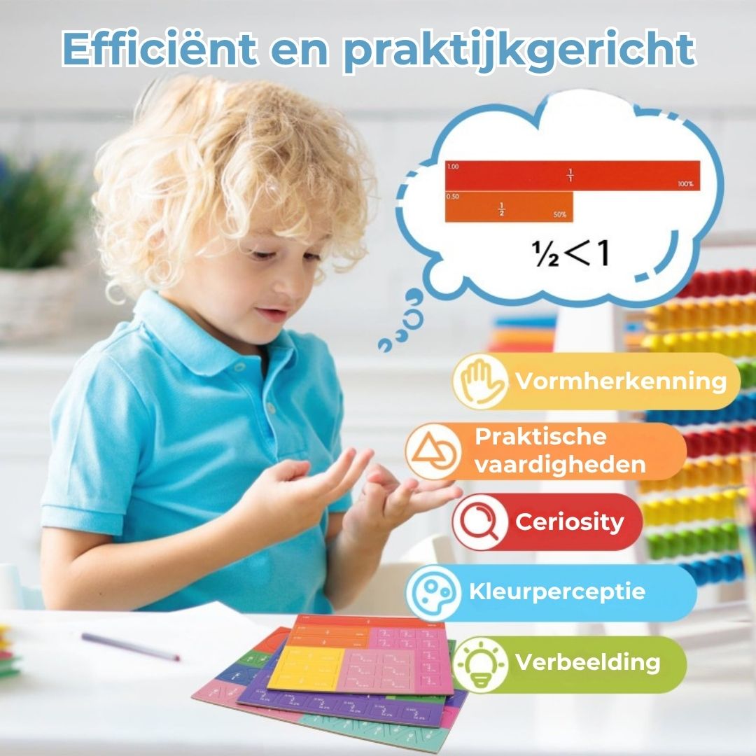 Educatief Breukenboek - Magnetisch Montessori Rekenspel voor Kinderen