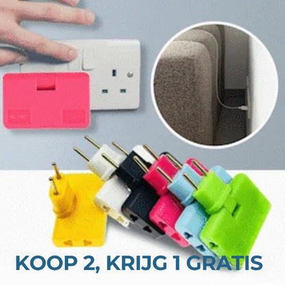 180° Ruimtebesparende Stopcontactadapter