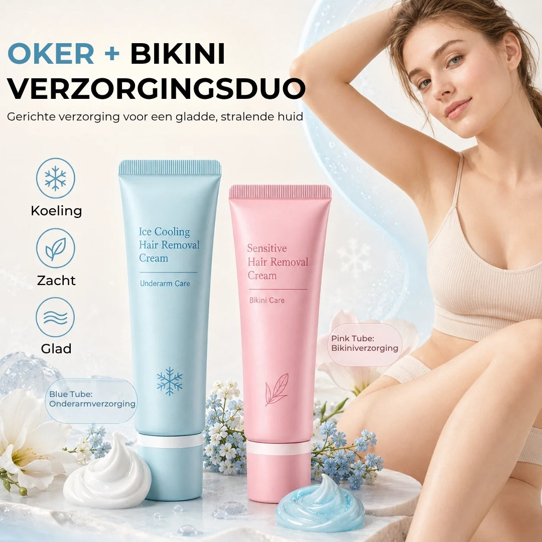 Aromatische Ontharingscrème Met Ijssensatie-Technologie