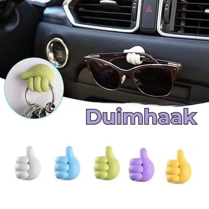 Creatieve Duim-Omhoog Wandhaken - 10 Stuks