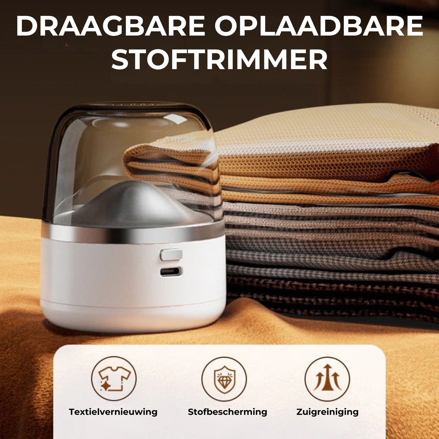 Draagbare Oplaadbare Stofschraper