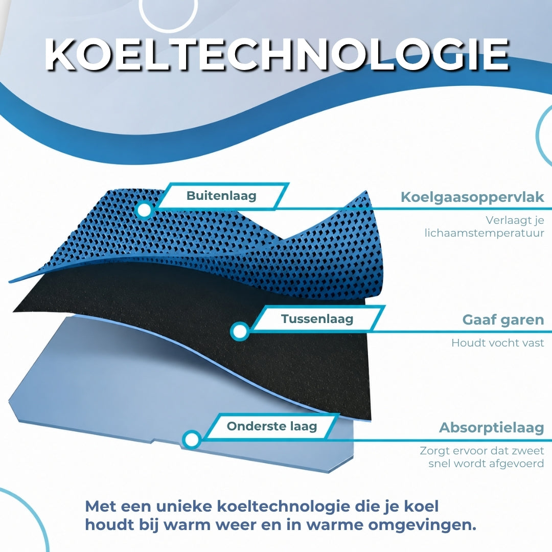 Verkoelende Handdoek tegen Koud Zweet