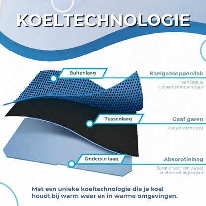 Verkoelende Handdoek tegen Koud Zweet
