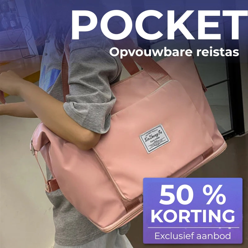 Pocket® Opvouwbare Reistas Zakformaat