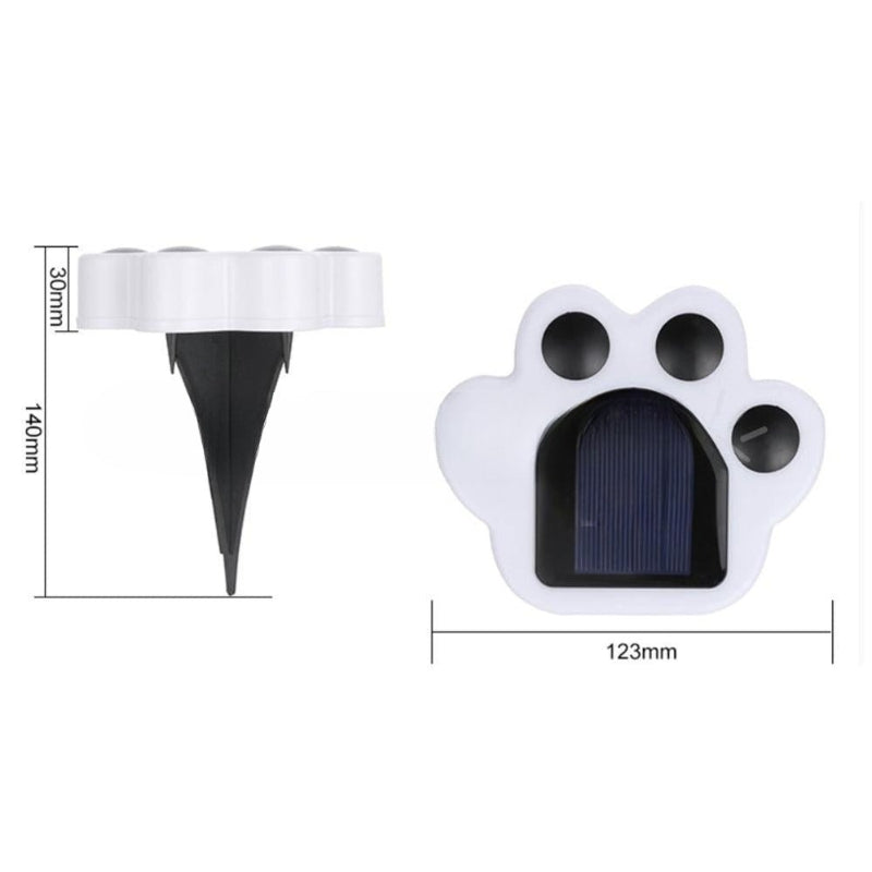 Zonne-energie Pootafdruk Grondlamp