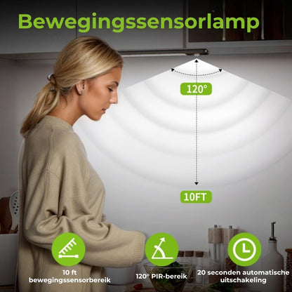 USB-oplaadbare LED-bewegingssensorlamp