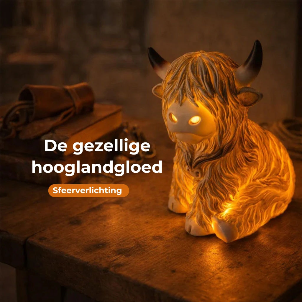 Gezellige Highland Koelamp