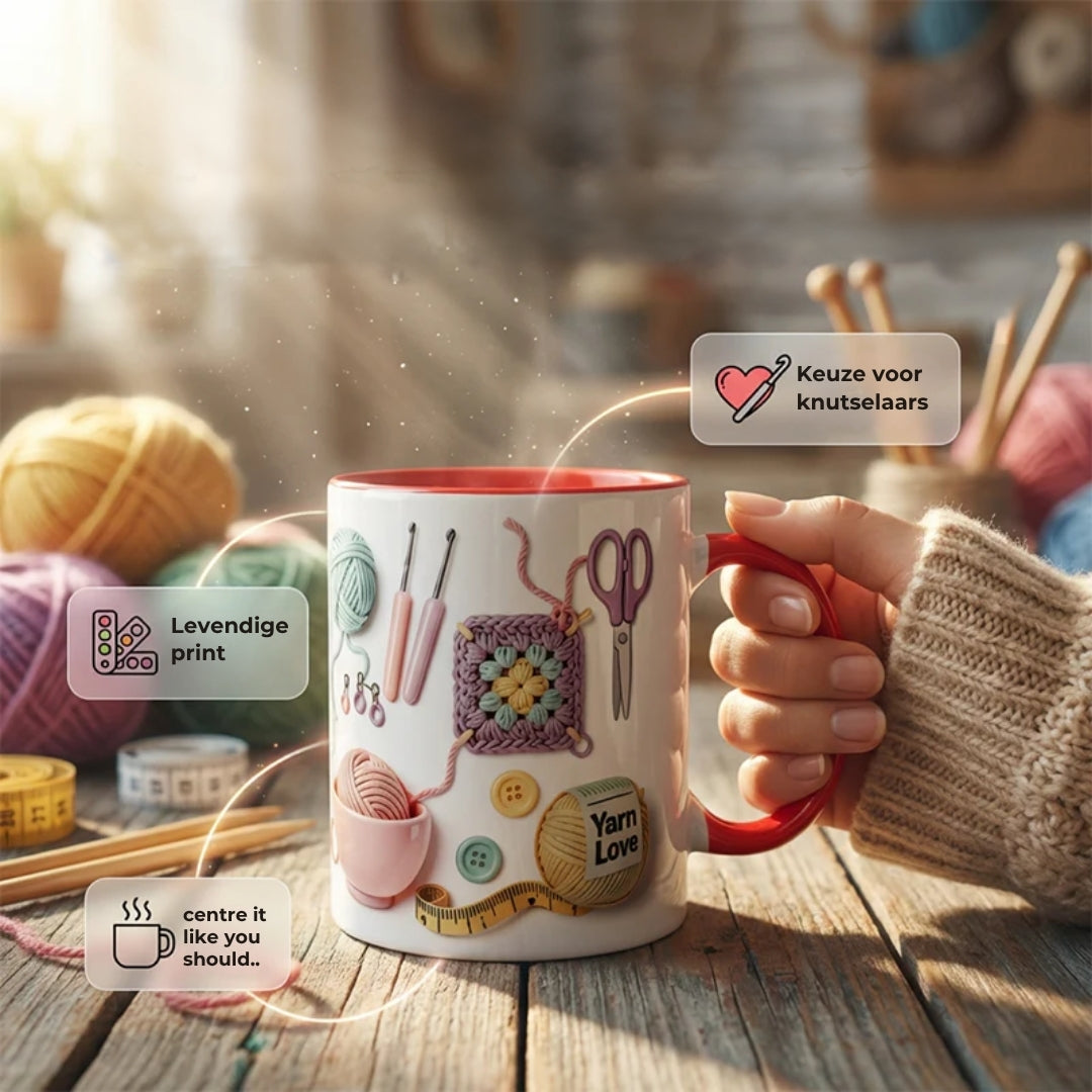 Breimok, cadeau voor haak- en breiliefhebers en creatievelingen