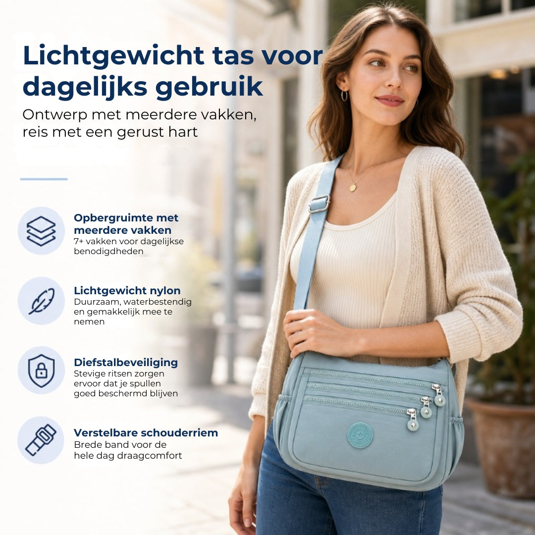 Stijlvolle Nylon Tas - Lichtgewicht en Duurzaam