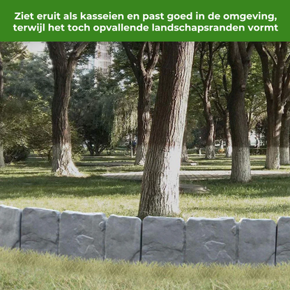 Kunstmatig Natuursteen Tuinhek - 10 Stuks