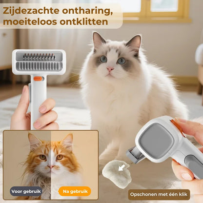 2-in-1 Zelfontklittende Kam voor Huisdieren