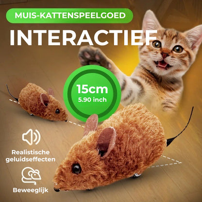 🐭 Interactief, bewegend muisspeeltuig voor katten