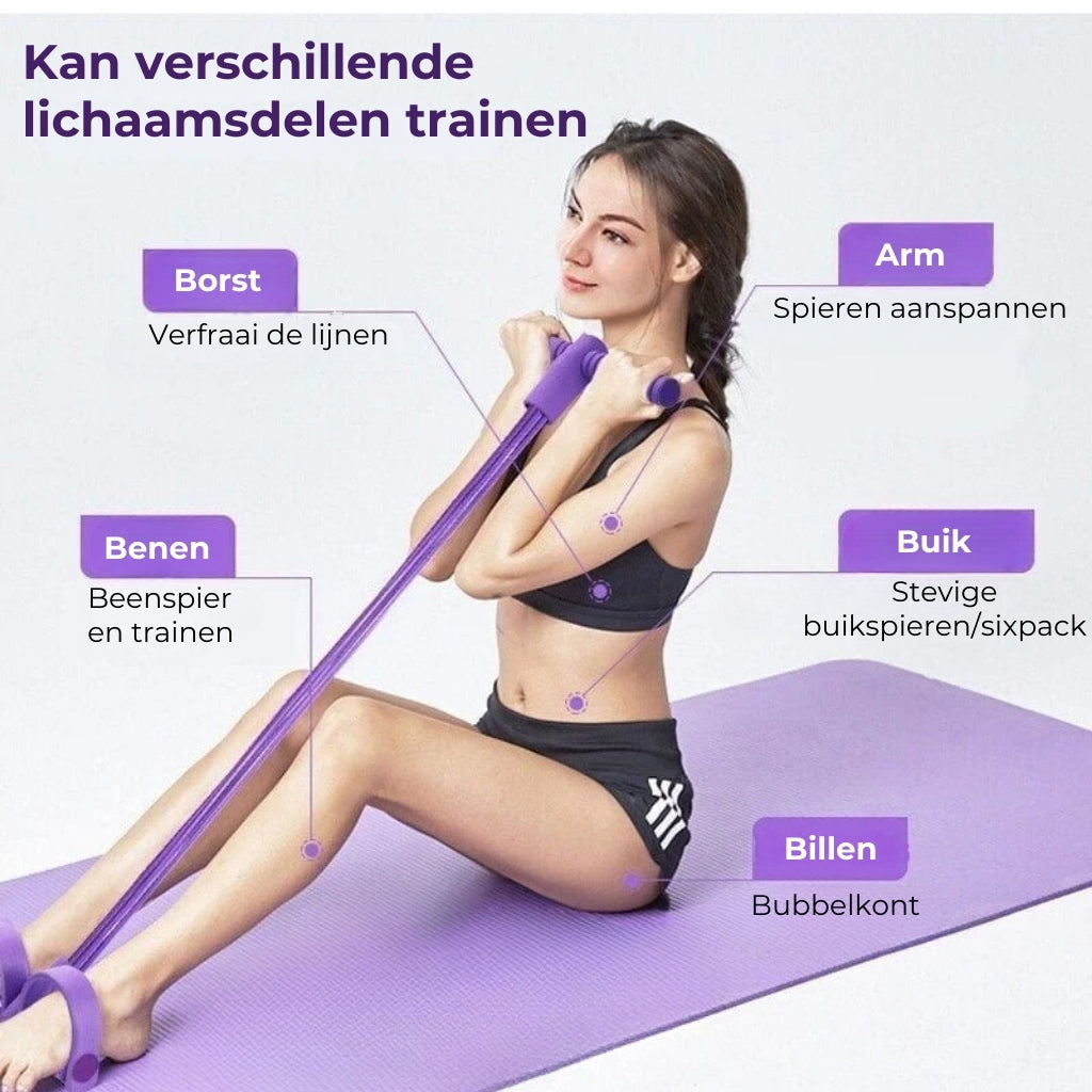 Fitnessweerstandsbanden - buisvormige enkelpullers
