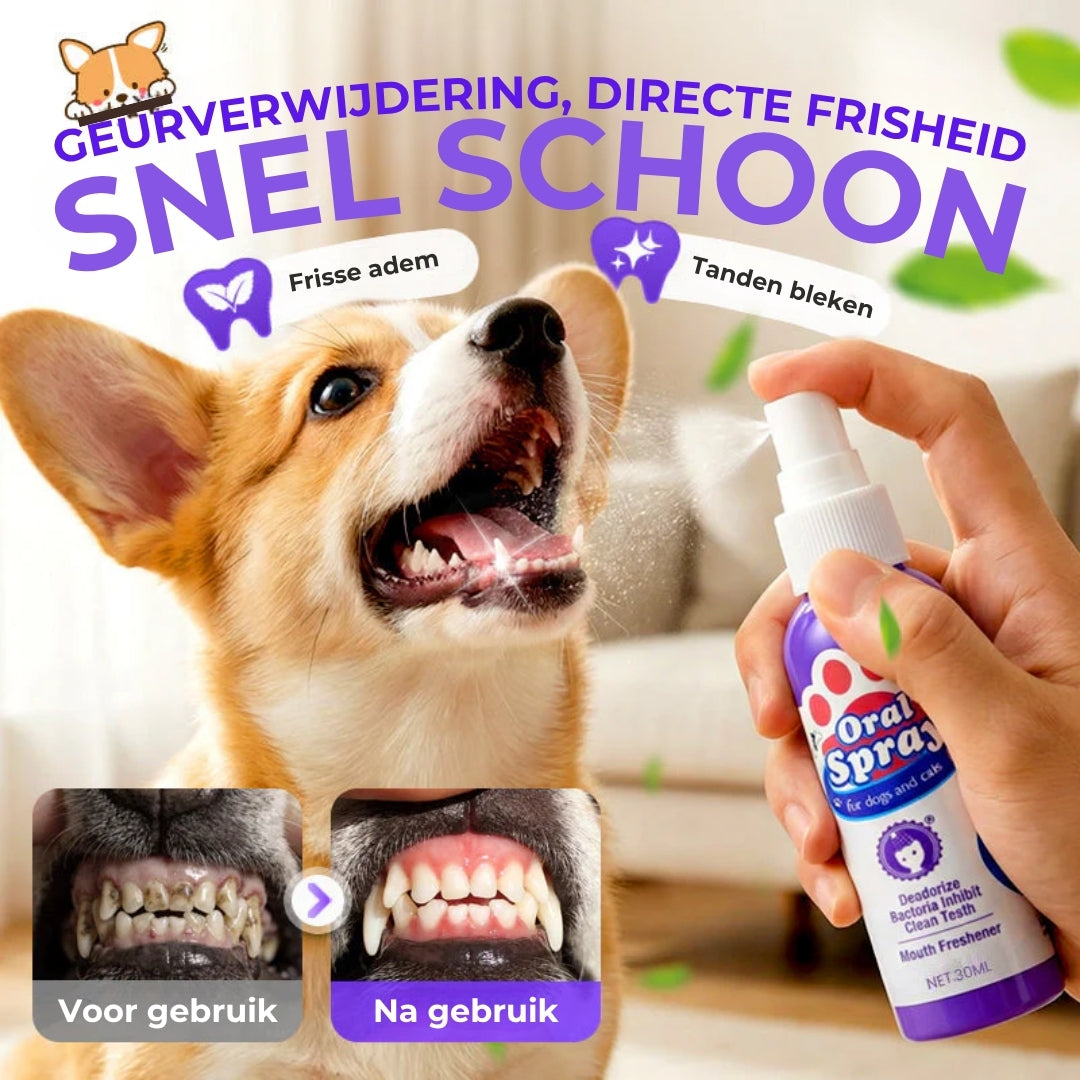 Tandenreinigingsspray voor Huisdieren