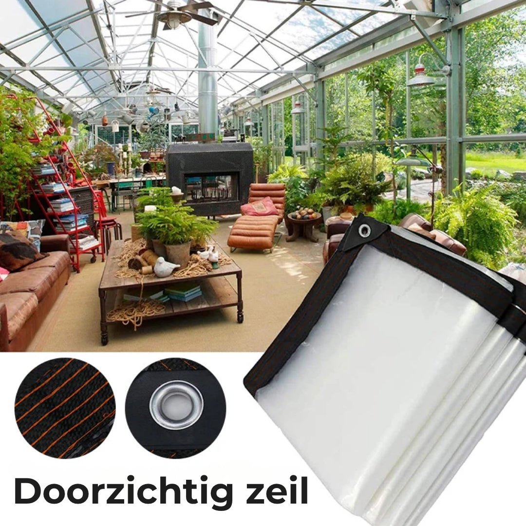 🔥Zeer stevig, transparant, waterdicht en geïsoleerd zeil