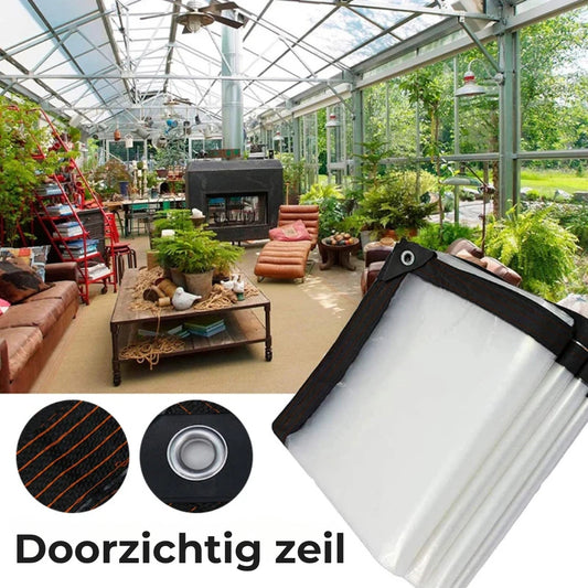 🔥Zeer stevig, transparant, waterdicht en geïsoleerd zeil