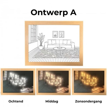 LED Creatieve Portret Wandversiering