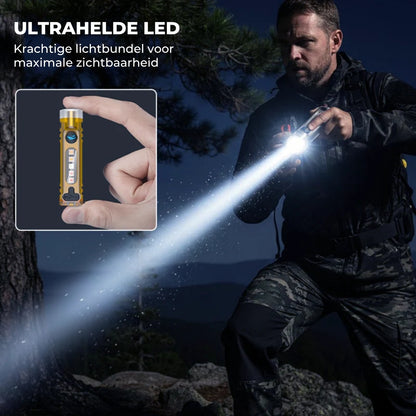 Oplaadbare Mini-Zaklamp Sleutelhanger
