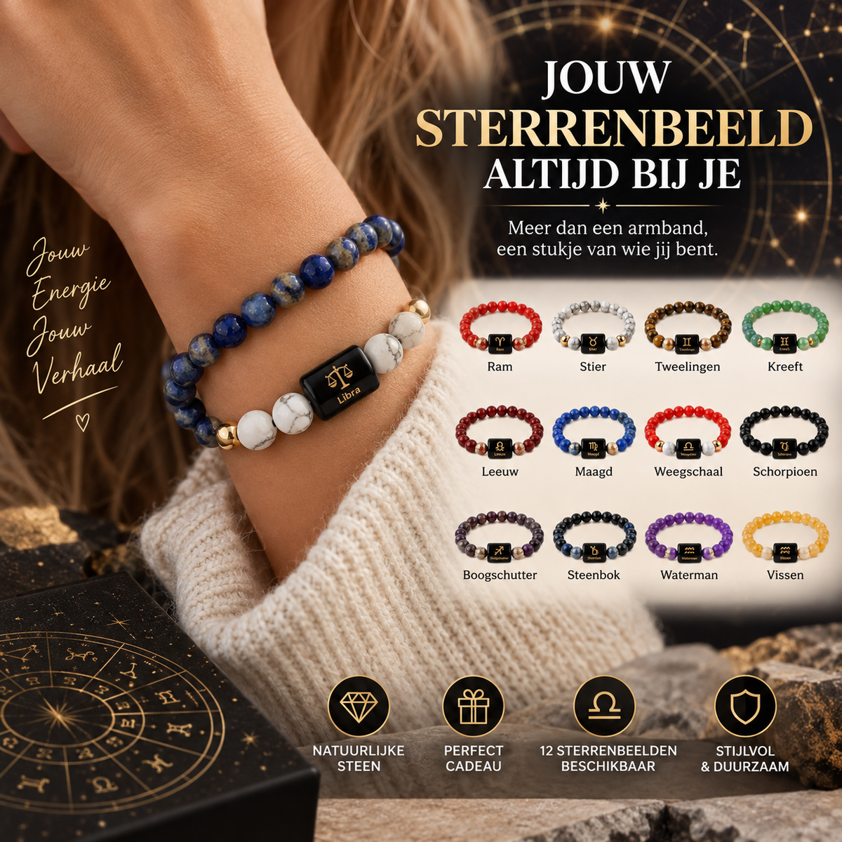 Betekenisvolle Sterrenbeeld Armband
