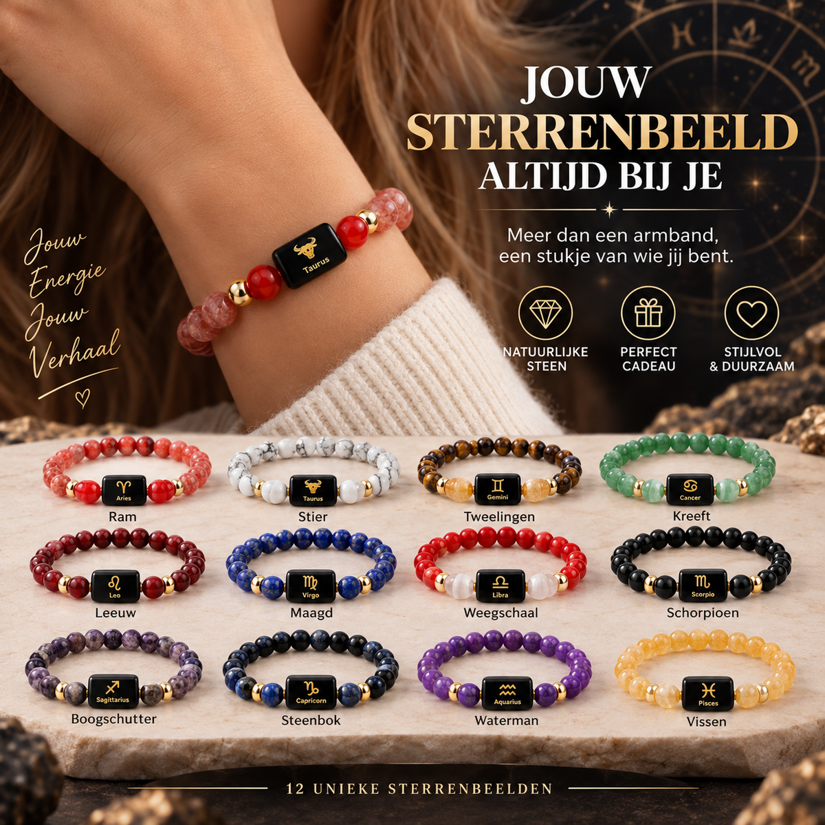 Betekenisvolle Sterrenbeeld Armband