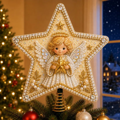 DIY Kerstboompiek Kit - Parel-en Diamantkunst