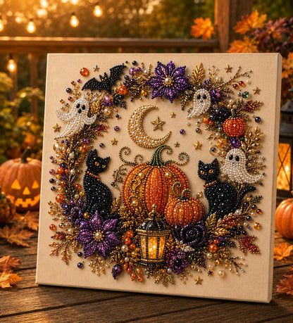 DIY Halloween Parelkunstwerk